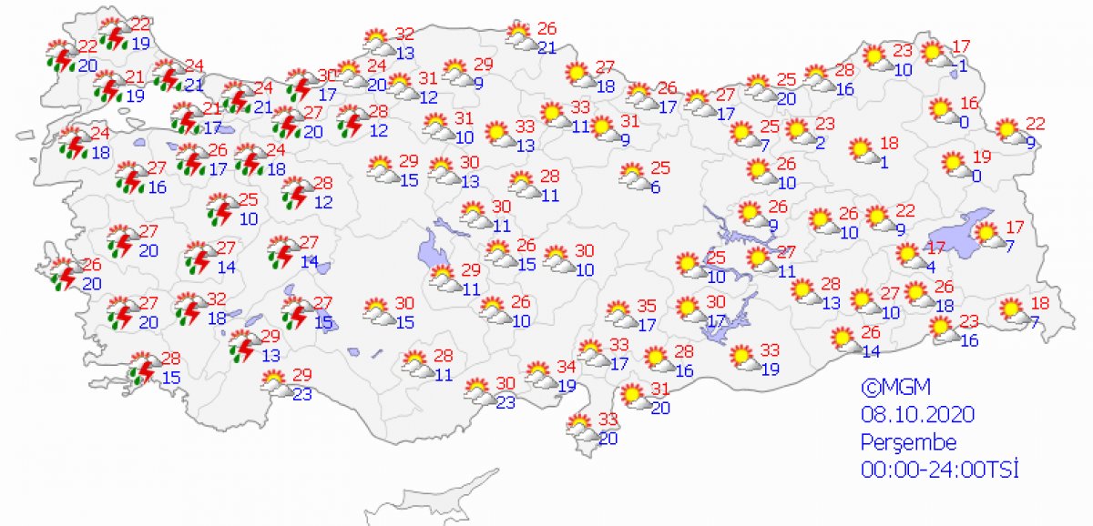 Hail Warning for Thursday and Friday in Istanbul # 3