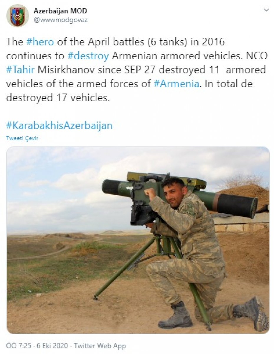 11 Ermeni zırhlısını imha eden Azerbaycan askeri: Tahir Misirkhanov #3