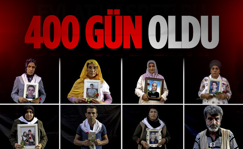 HDP önündeki ailelerin evlat nöbeti 400'üncü gününde