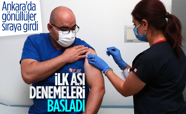 Koronavirüs aşı denemeleri Ankara Şehir Hastanesi'nde başladı