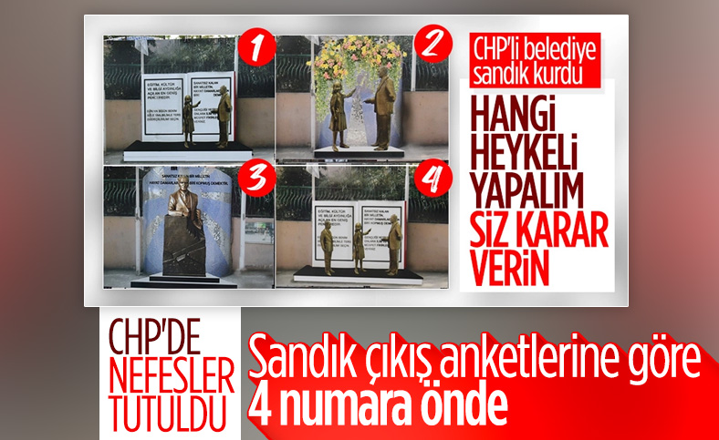 İzmit Belediyesi'nde heykel referandumu heyecanı