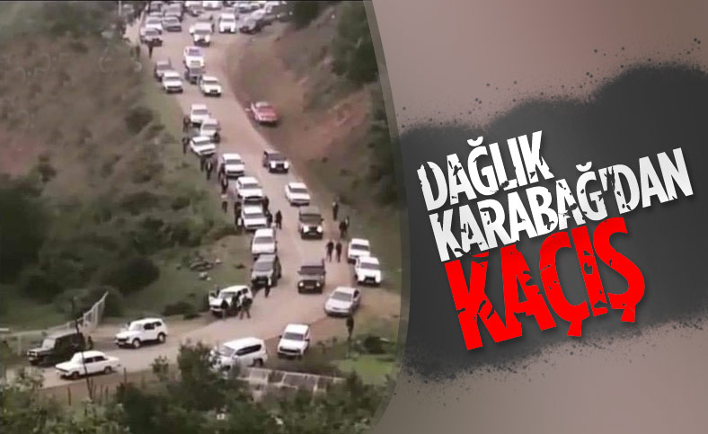 Ermenilerin Dağlık Karabağ'dan kaçışı devam ediyor
