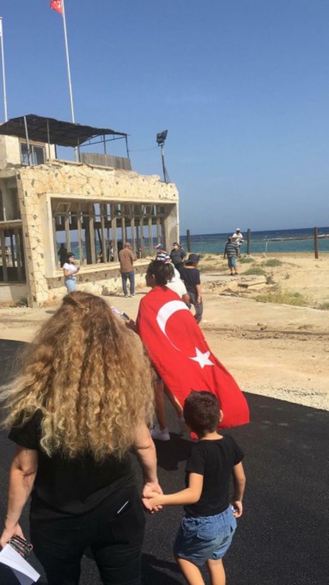 46 yıldır kapalı olan Maraş sahili açıldı #2