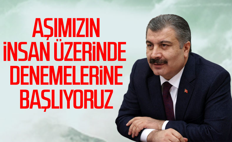Fahrettin Koca: Faz 1 aşısının denemeleri yakında başlayacak