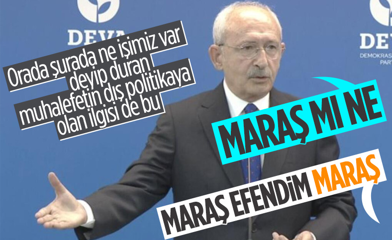 Kemal Kılıçdaroğlu'nun Maraş sorusuna verdiği tepki