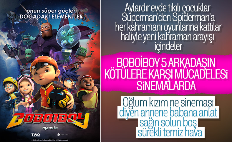 Süper kahraman BoBoiBoy sinemalarda