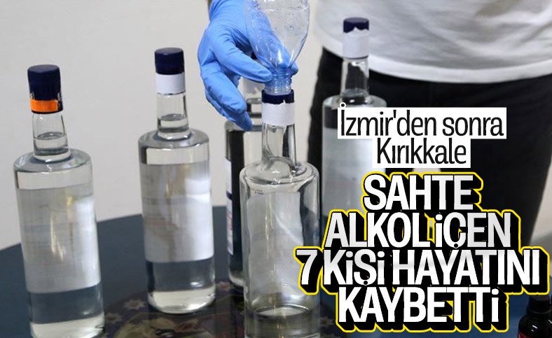 Kırıkkale'de sahte içkiden 7 kişi öldü
