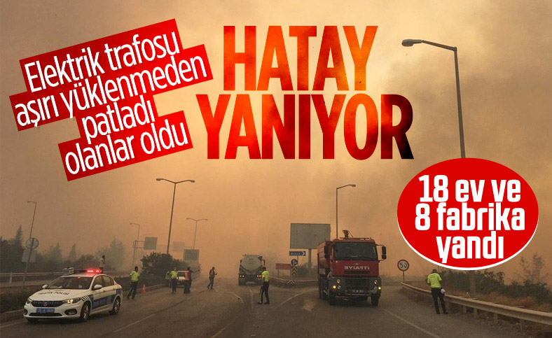 Hatay Da Ormanlik Alanda Cikan Yangin Yerlesim Yerlerine Sicradi