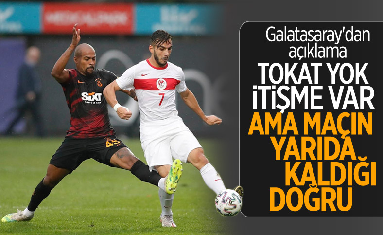 Marcao ümit milli futbolcu Halil Dervişoğlu'na tokat attı