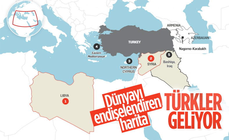 Foreign Policy'den Türk askeri varlığı haritası