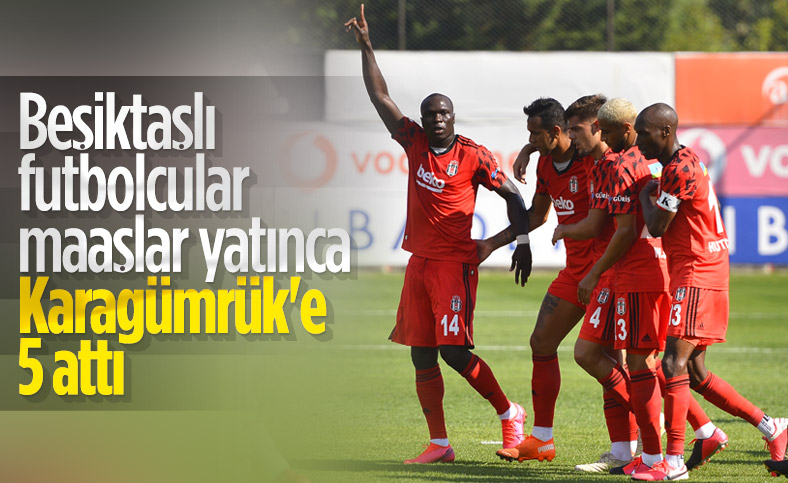 Beşiktaş hazırlık maçında Karagümrük'ü 5 golle yendi