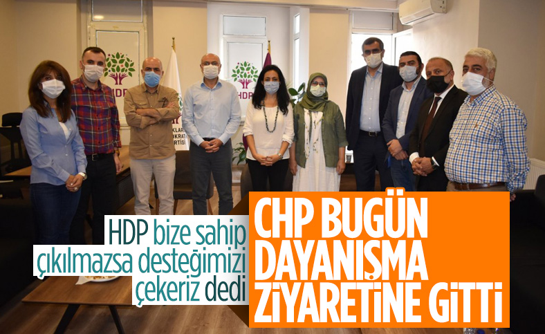 CHP'den HDP'ye 'dayanışma' ziyareti
