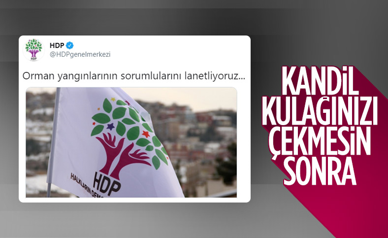 Hatay'daki yangına ilişkin HDP'den kınama