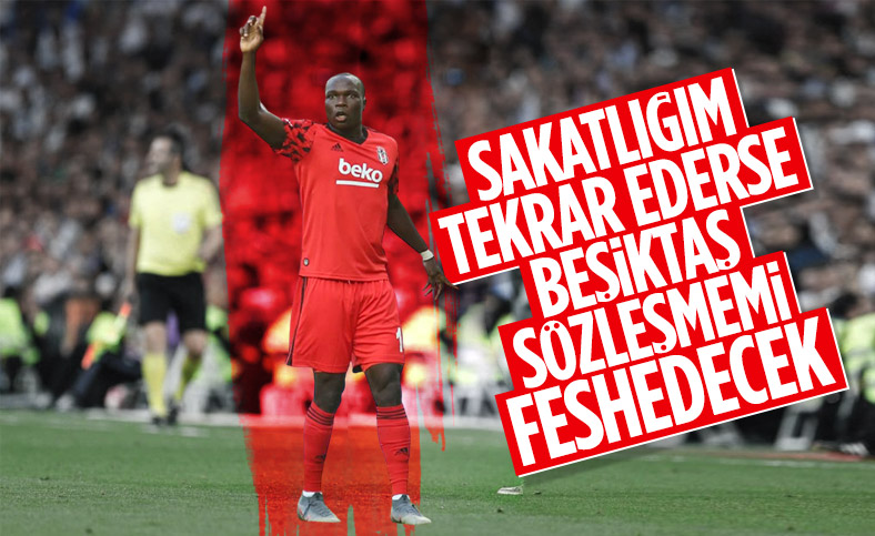 Vincent Aboubakar: Sözleşmemde sakatlık maddesi var