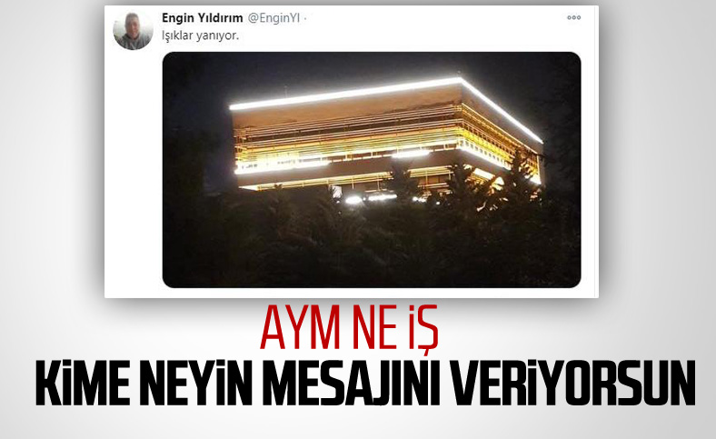 İçişleri Bakanlığı, AYM üyesi Engin Yıldırım'ın yaptığı paylaşıma tepki gösterdi