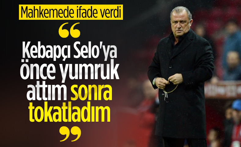 Fatih Terim: Önce yumruk attım sonra tokatladım