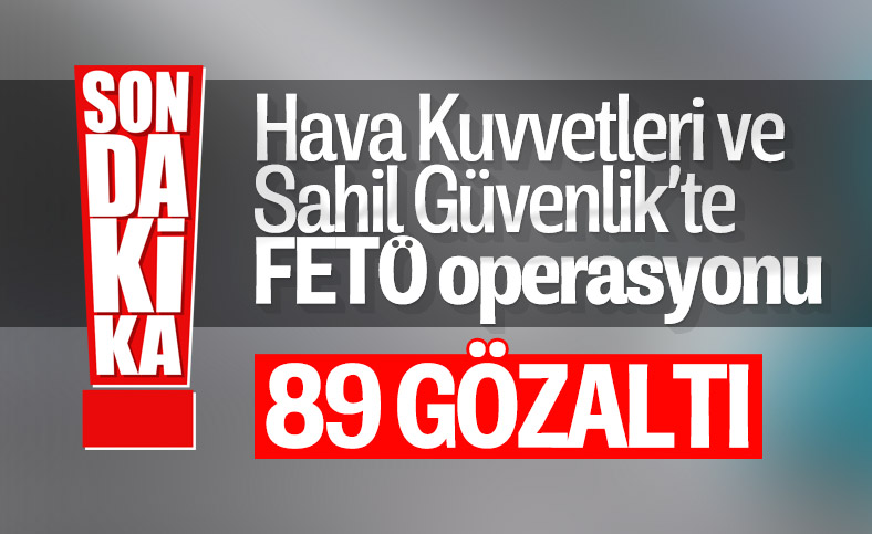 İzmir merkezli FETÖ operasyonunda 89 şüpheliye gözaltı