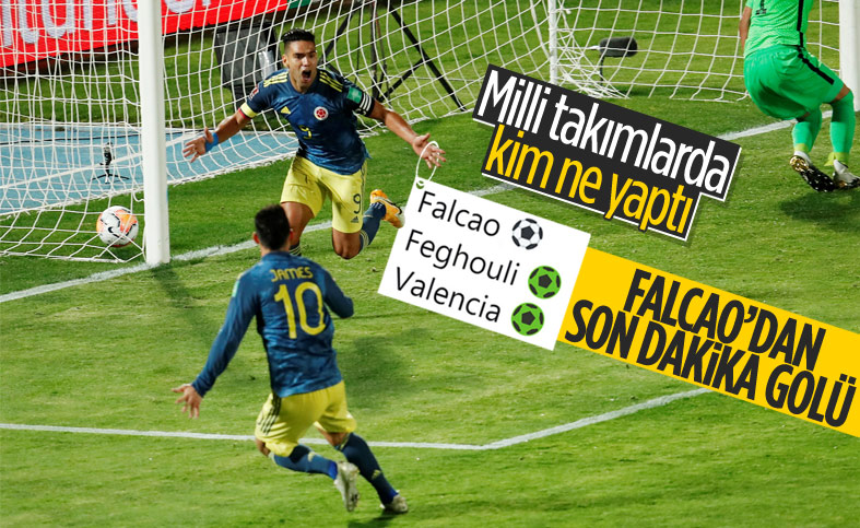 Radamel Falcao, son dakikada gol attı