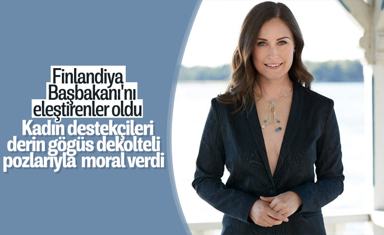 Finlandiya Başbakanı’nın derin göğüs dekoltesi ortalığı karıştırdı