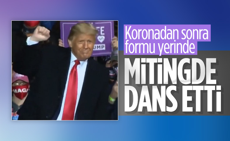 ABD Başkanı Donald Trump’ın dansı olay oldu