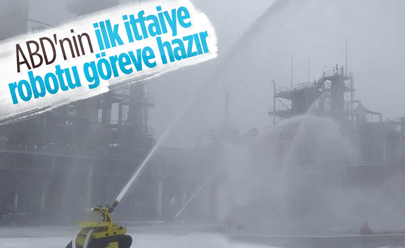 ABD'nin ilk yangın söndürme robotu Thermite RS3, göreve başladı