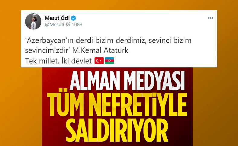 Mesut Özil’in Azerbaycan paylaşımı, Alman basınını rahatsız etti