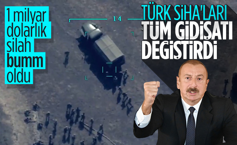 Aliyev: Savaşın gidişatını Türk SİHA'ları değiştirdi