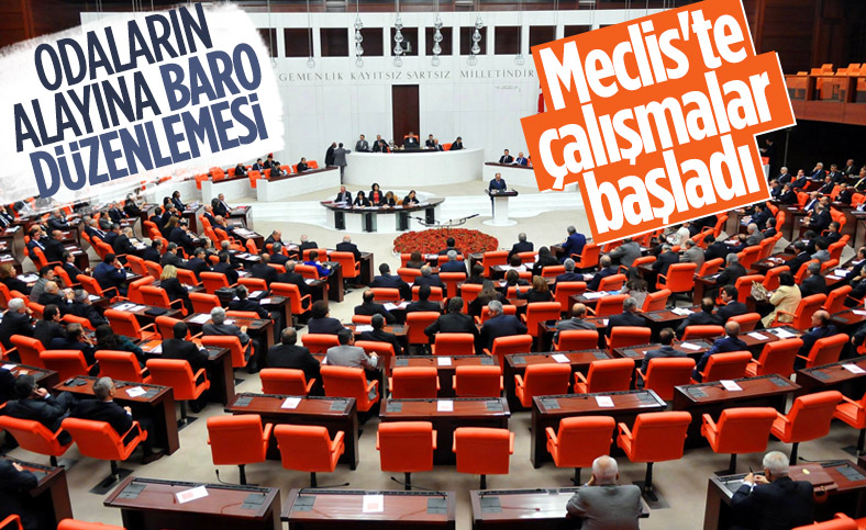 Meslek örgütlerine ‘çoklu baro’ benzeri uygulama Meclis'te