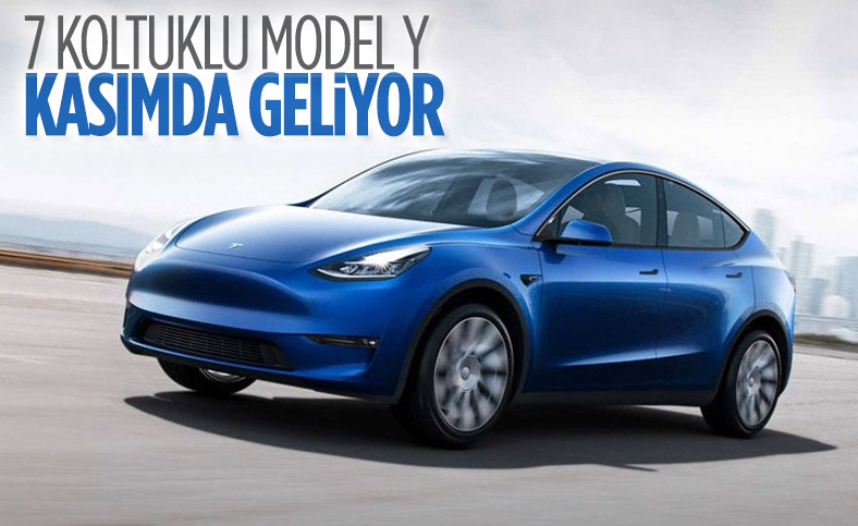 Tesla, 7 koltuklu Model Y'nin üretimine kasımda başlıyor