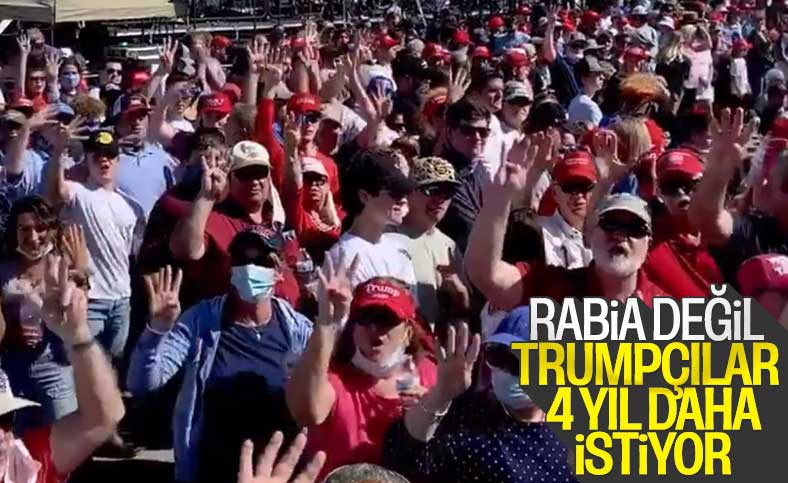 Trump destekçileri '4 yıl daha' sloganı attı
