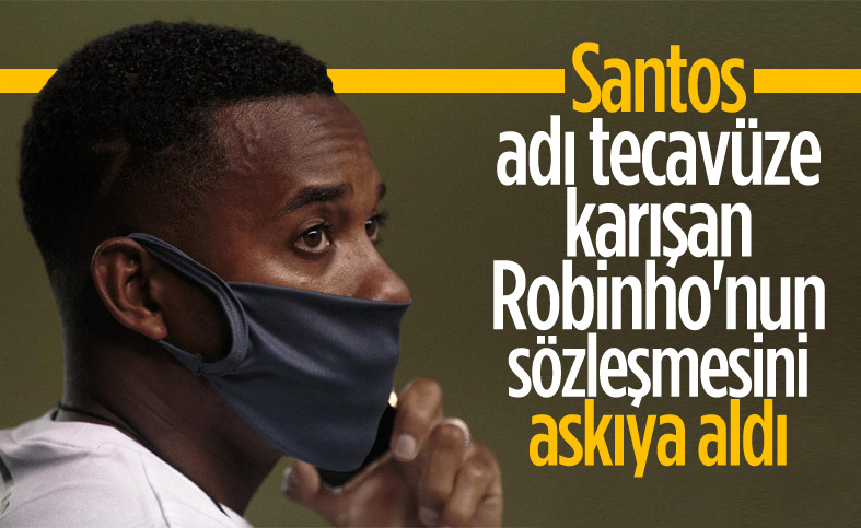 Santos, Robinho'nun sözleşmesini askıya aldı