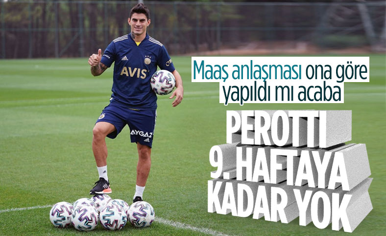 Diego Perotti 9. haftaya kadar yok