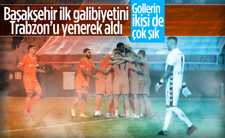 Başakşehir, Trabzonspor'u 2 golle geçti