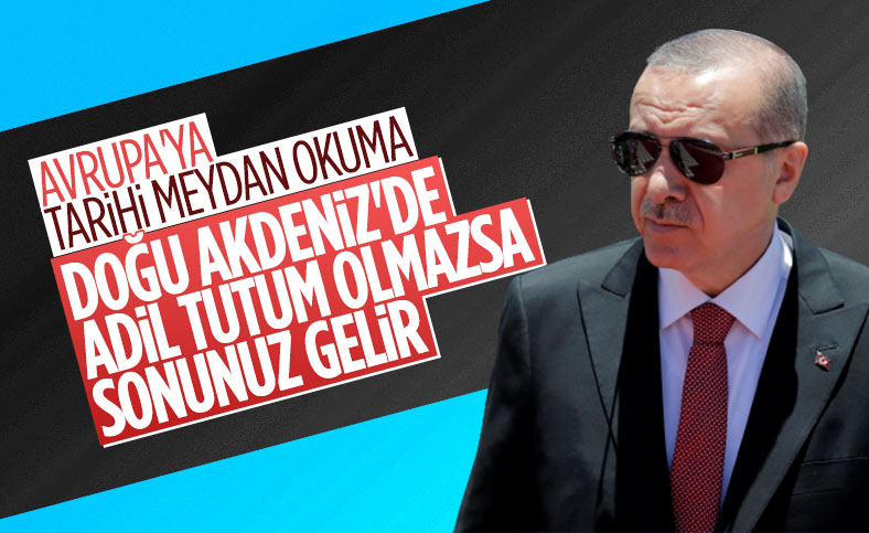 Cumhurbaşkanı Erdoğan'dan Avrupa Birliği'nde Doğu Akdeniz uyarısı