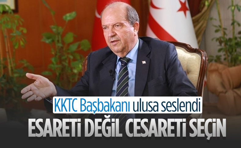 KKTC Cumhurbaşkanı Adayı Ersin Tatar ulusa seslendi
