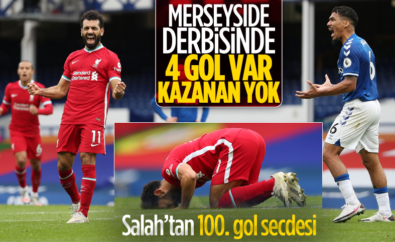 Merseyside derbisinde Liverpool ve Everton yenişemedi