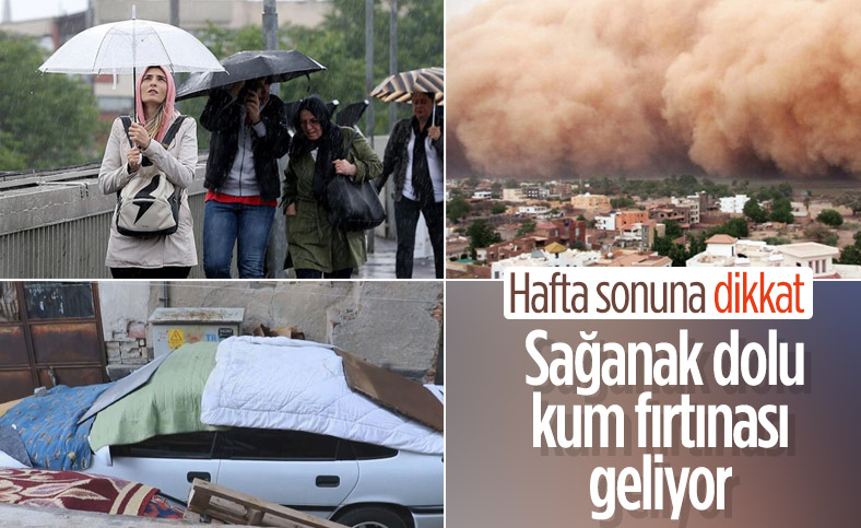 Marmara ve Ege için dolu, sağanak ve fırtına uyarısı