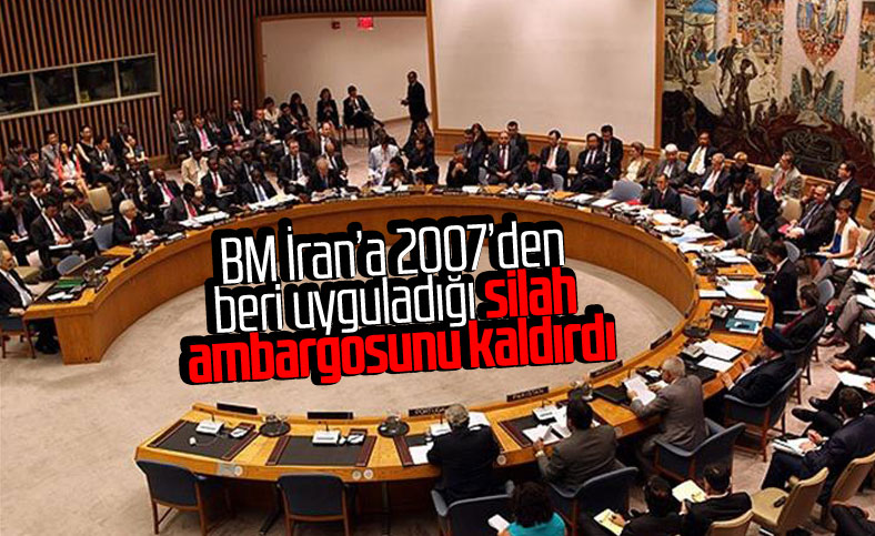 İran, BM'nin 2007'den beri uyguladığı silah ambargosunun kaldırıldığını duyurdu