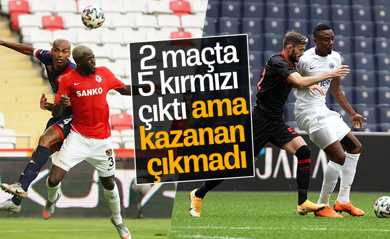Süper Lig'de nefes kesen maçlarda kazanan çıkmadı