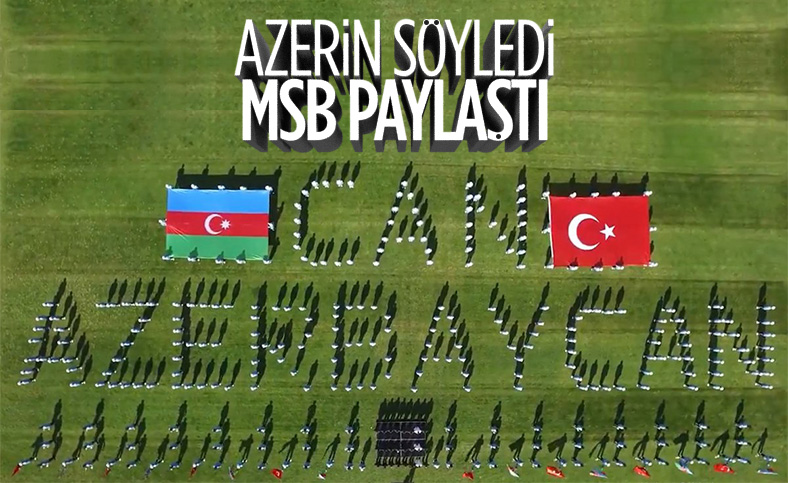 Milli Savunma Bakanlığı'ndan 'Can Azerbaycan' klibi