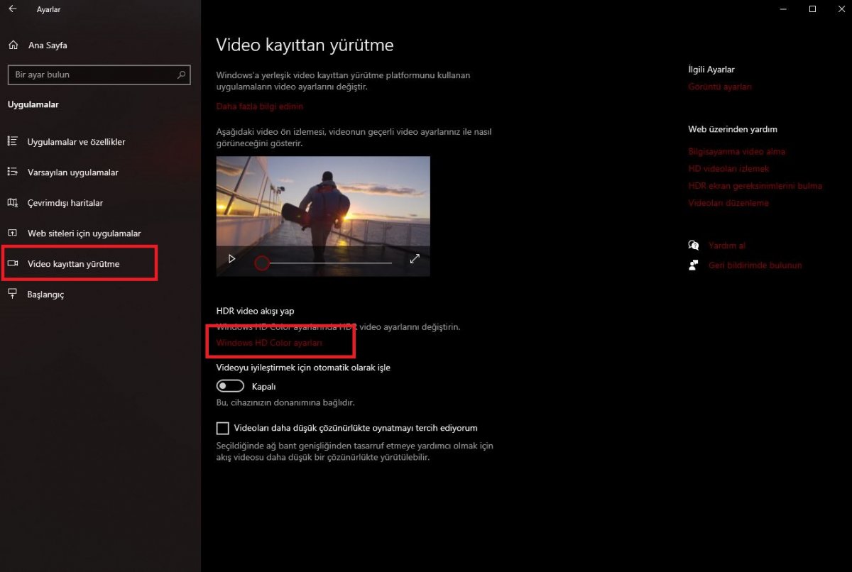 Не работает hdr на windows 10