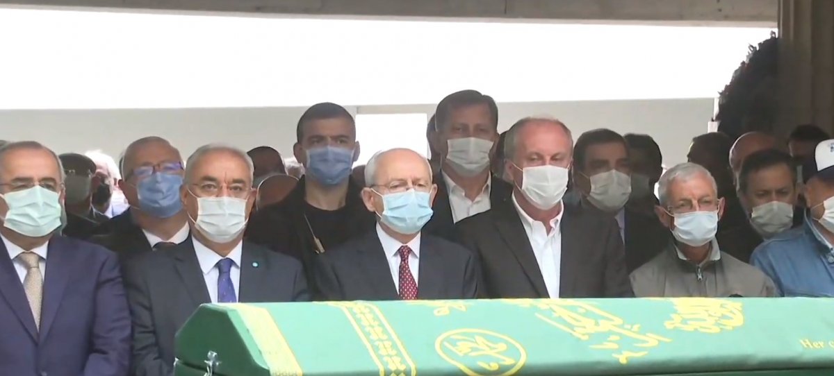 Muharrem İnce and Kemal Kılıçdaroğlu side by side at Bekir Coşkun's funeral # 2