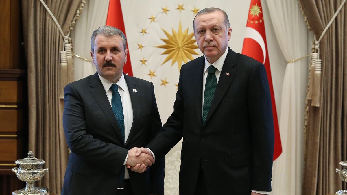 Cumhurbaşkanı Erdoğan'dan, Mustafa Destici’ye tebrik