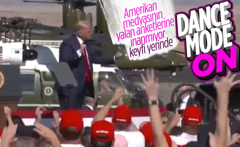 Donald Trump yine dans etti