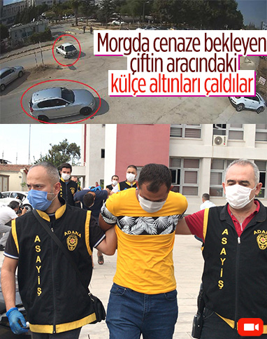 Adana'da hırsızlar, otomobildeki külçe altınları çaldı