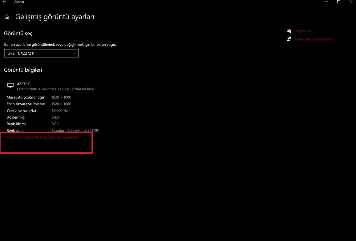 How to change the Windows 10 monitor Hz (refresh) setting?  #4