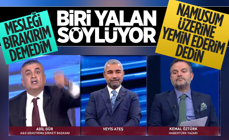 Kemal Öztürk ile Adil Gür arasında KKTC seçimi tartışması