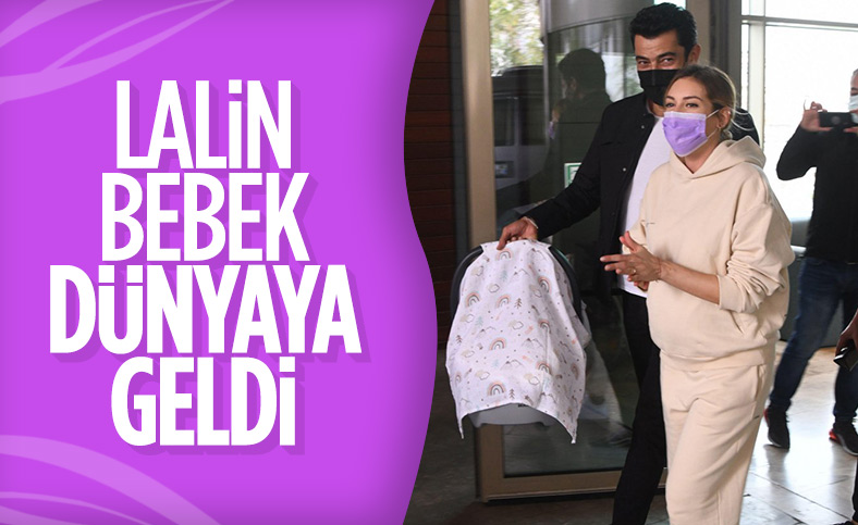 Sinem Kobal kızını kucağına aldı