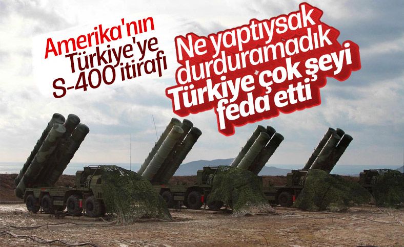 Amerika'dan Türkiye'ye S-400 tepkisi