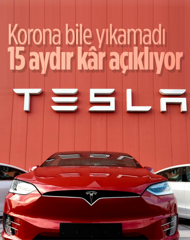 Tesla, koronavirüse rağmen üst üste beş çeyrekte de kâr etmeyi başardı